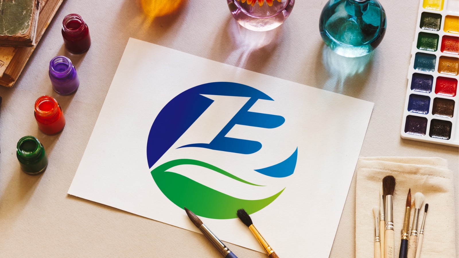 世紀聯保新能(néng)源科(kē)技(jì)公司LOGO設計(jì)手繪效果