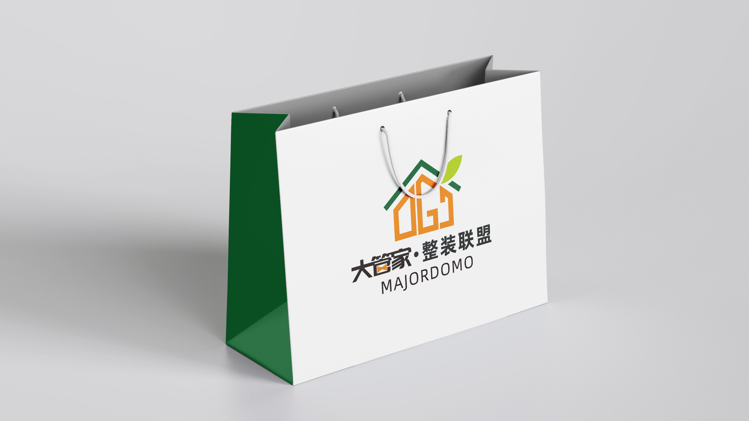 大(dà)管家(jiā)整裝聯盟LOGO設計(jì)手提紙(zhǐ)袋