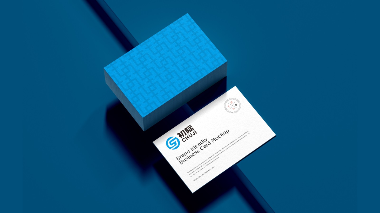 初際科(kē)技(jì)LOGO設計(jì)名片效果