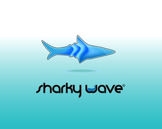 鲨魚LOGO設計(jì)