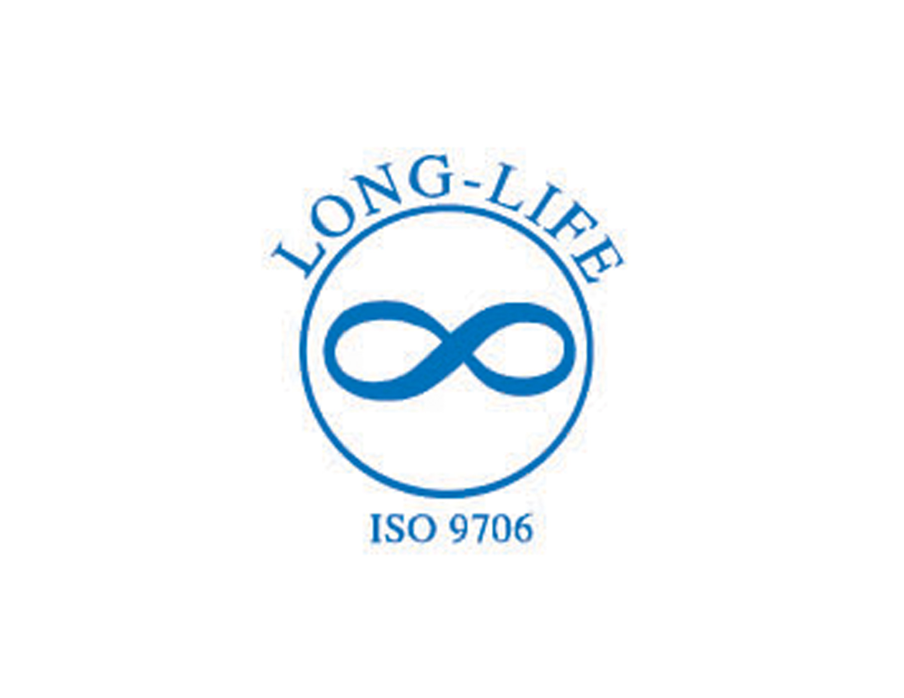 LONGLIFE标志(zhì)以藍(lán)色圓環與交互設計(jì)元素體(tǐ)現(xiàn)互聯網特征