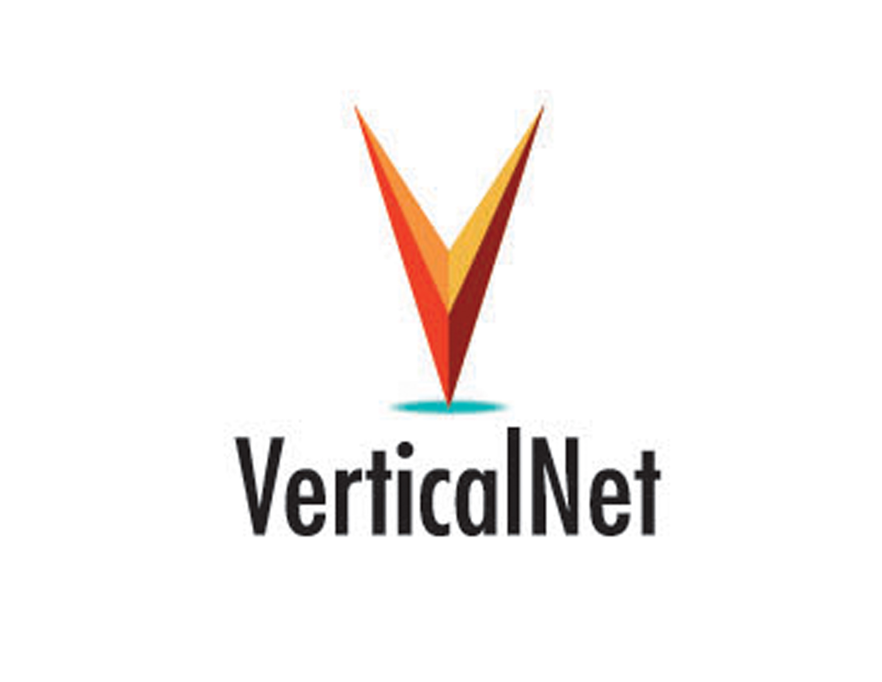 VerticalNet互聯網科(kē)技(jì)公司LOGO設計(jì)以V字母為(wèi)創意，通(tōng)過立體(tǐ)雕刻的(de)風(fēng)格增強視(shì)覺感。