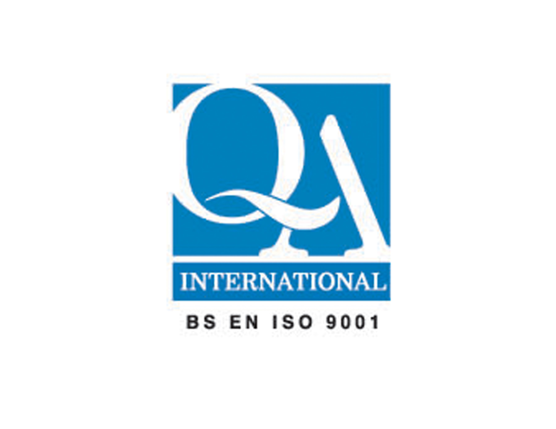 QA字母的(de)簡化(huà)處理(lǐ)配合藍(lán)色正方形設計(jì)而成的(de)律師(shī)事(shì)務所商标設計(jì)