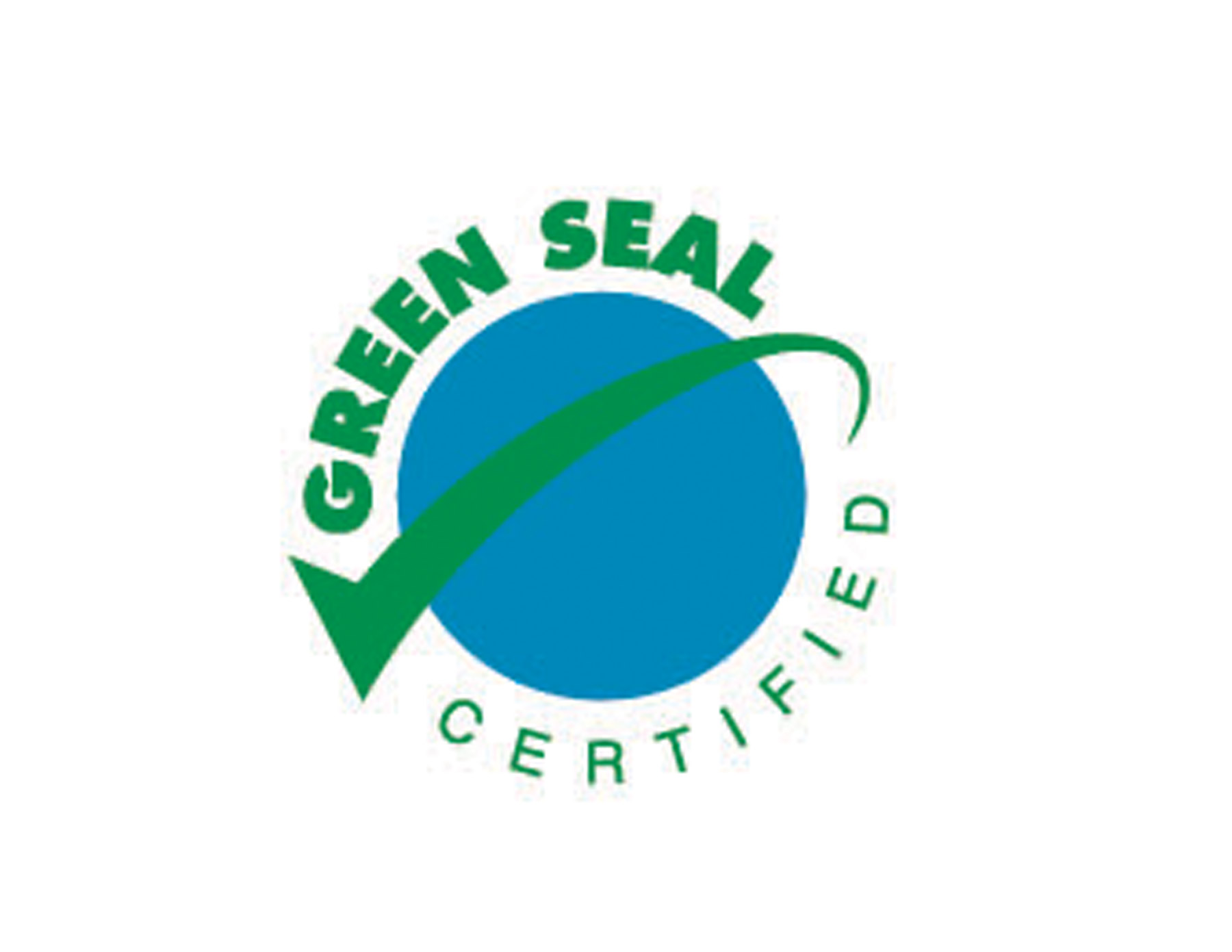 藍(lán)綠(lǜ)色的(de)環保企業(yè)LOGO設計(jì)創意以藍(lán)色地(dì)球與環繞的(de)品牌字母而成