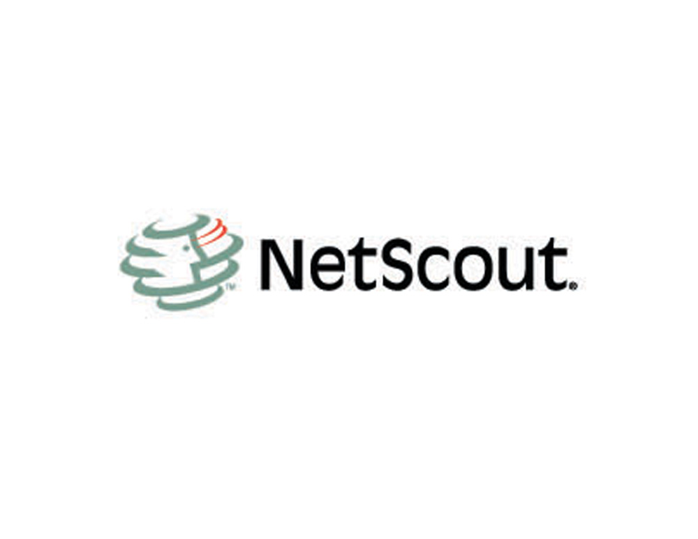 NETSCOUT網絡科(kē)技(jì)LOGO設計(jì)以環形的(de)抽象地(dì)球為(wèi)創意