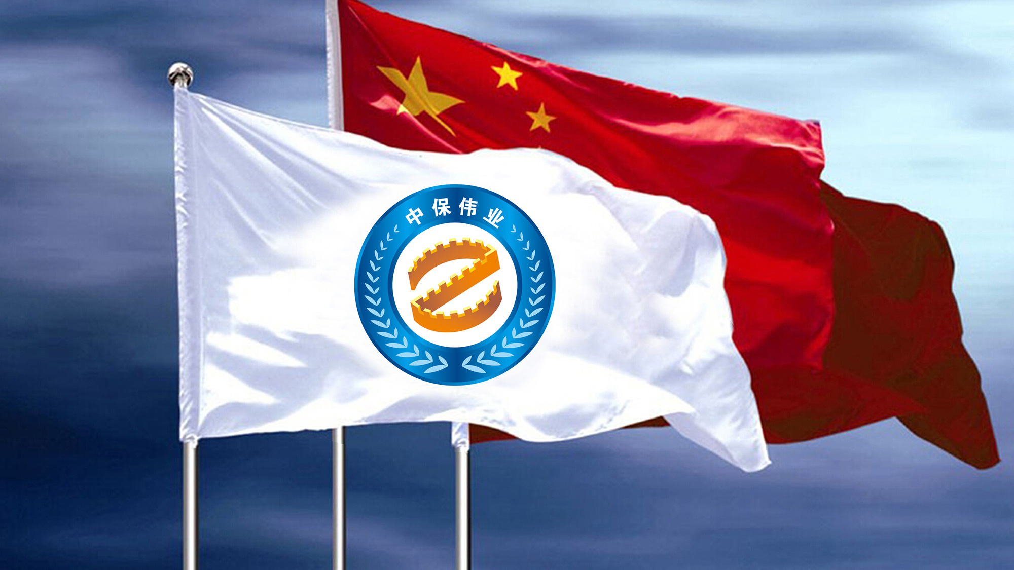 中保偉業(yè)保安服務公司LOGO設計(jì)/